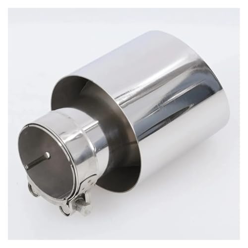 Embout échappement inox 51mm universel pour sublimer la finition de votre auto