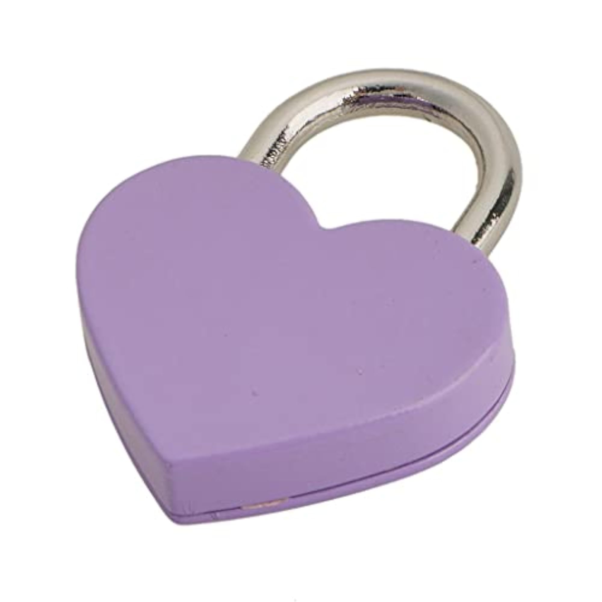 Mini Heart Shaped Padlock with Key for Travel