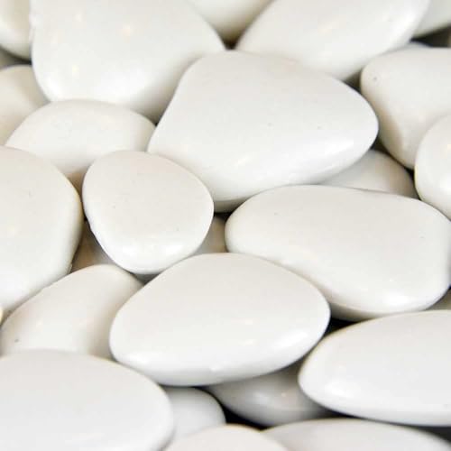 PolyPebbles Polished Decorative Rocks & Stones | Perfect for Pots, Planters, Terrarium Gravel, Arts and Crafts, and More | Triple The Coverage of Natural Stone | 100% Recycled Plastic Material