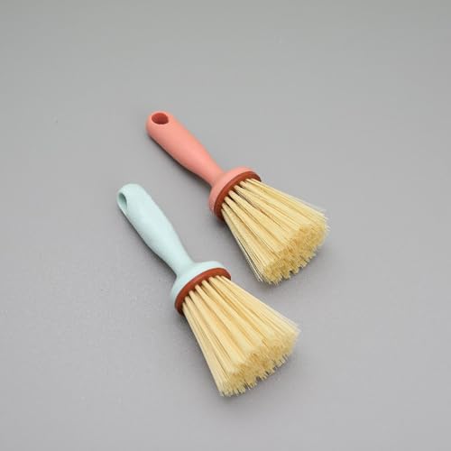 Image of 3 PCS Plastic Handle Dish Scrub Brushes Cleaning Scrubbers Brushes for Washing Kitchen Dishwashing and Cleaning