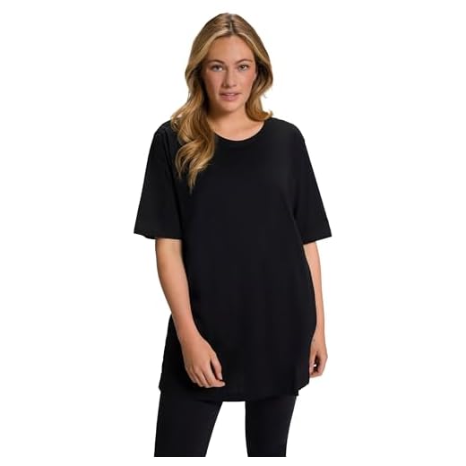 Kinder-Gürtel aus Vollrindleder 3 cm | Ledergürtel für Jungen/Mädchen 30mm | für Jeans, Anzug, Kleid, Rock | Schwarz 60cm 4 Ulla Popken Damen Mandy, 5-Pocket, Komfortbund, gerades Bein Jeans, Schwarz (schwarz 10), 60