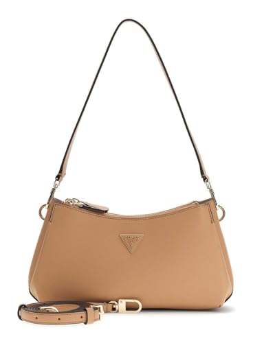 Sac à épaule bandoulière GUESS Noelle II 3 Comp Shoulder Xbody beige taupe pour femme