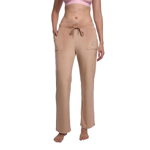 Image of Juicy Couture Women's Velvet Fleece Lounge Pajama Pant with Rhinestones