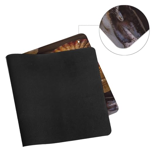 Sous-main de bureau coquillages grand format tapis souris stable - 7