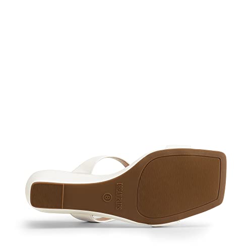 Image of DREAM PAIRS Womens Slides Slip On Wedge Sandals