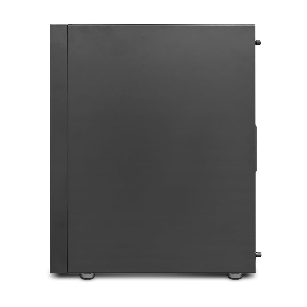 Zolyd Radion - Caja Gaming ATX, Ventana Lateral Completa en Cristal Templado, 4 Ventiladores ARGB incluidos, Frontal Mesh, Soporte Refrigeración Líquida hasta 340mm, Espacio Interno Optimizado, Negro