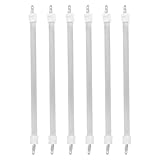 FESTFENDS 6 Tubi riscaldanti di Ricambio per riscaldatore radiante al Quarzo con Spina, Asta riscaldante elettrica da 300-400 W per riscaldatore Interno (16 cm)
