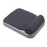 Color:Negro Kensington - Alfombrilla de ratón de gel ergonómica con soporte para muñeca
