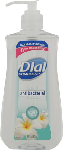 Image of Dial Antibacterial Liquid Hand Soap, White Tea, 11 Fl Oz (Pack of 2)