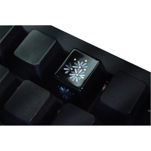 Toyvanta Artisan Keycap for Mechanical Keyboards, Real Ceramic & Raden Lacquer Hand-Polished Finish, Luxury Custom ESC Key Gift (Midnight Cosmos)