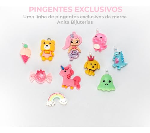 Kit De Miçangas Para Fazer Pulseiras Coloridas Artesanato