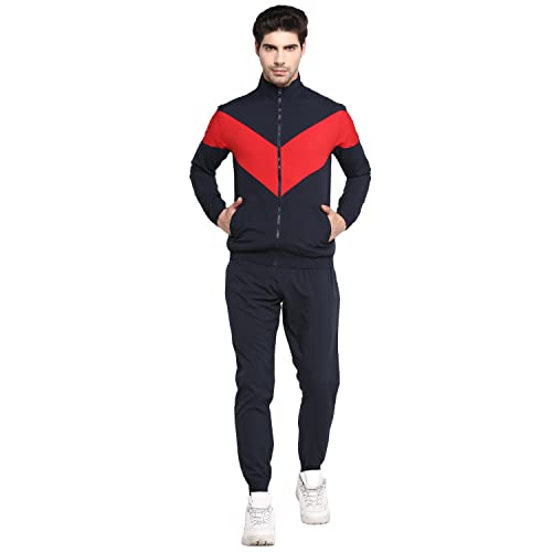 Image of OFF LIMITS Men's NSL CHEV Full Zipper Running Sports Tracksuits