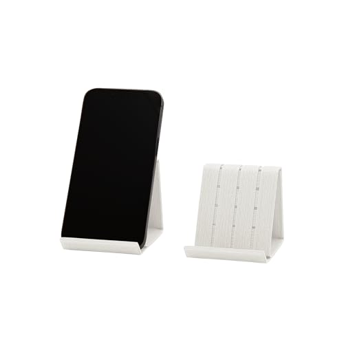 Bandc �o���h�V�[ �X�}�z�X�^���h iPhone 16 Pro �Ή� for iPhone 16, 15, 14, 13, 12,11, XS, SE �S10�F ���{�� (�z���C�g)