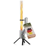 GARDENFLARE – GARDENFLARE Feuerrohr Klassik - Edelstahl Pelletfackel, Mult