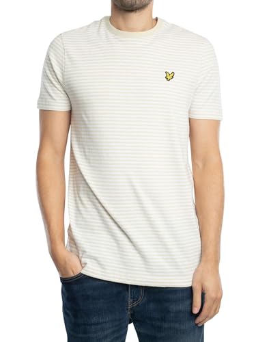 T-shirt rayures bretonnes en lin Lyle & Scott contre la chaleur