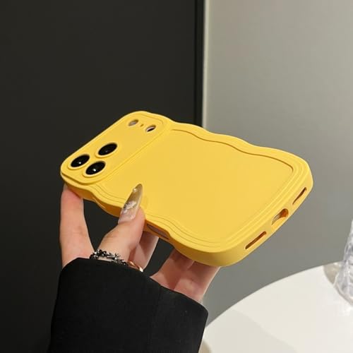 Coque iPhone 13 Pro Max silicone rigide anti-glisse noire à vague