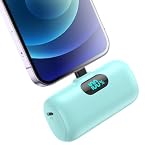 Small Portable Charger for iPhone 5000mAh, PD Fast Charging Power Bank,Mini Battery Pack Portable Phone Charger Travel Essentials for iPhone 14/14 Pro Max/13/13 Pro/12 Pro/11/XS/XR/X/8/7/6/SE Series