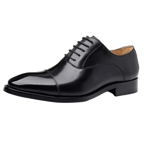 Men's Wedding Oxford Shoes Lace Up Shiny Patent Leather Tuxedo Formal