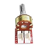 Limtula Professionelles Akustisches Potentiometer Doppelgang Design B10K/B50K/B100K Für Gitarrenverstärker Baut Doppelkanal Potentiometer Für Verstärker