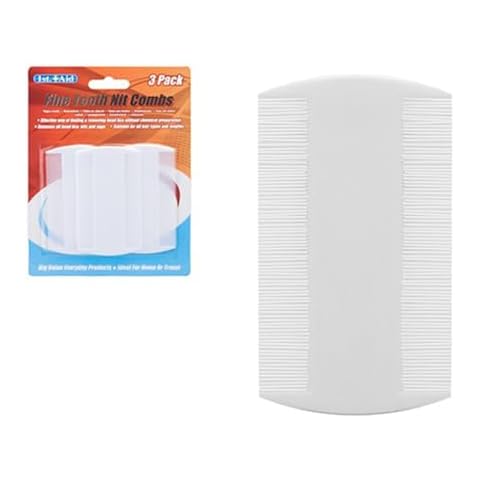 Premium White Fine Tooth Nit Combs Pack Cover