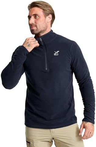 RevolutionRace Hiker Half-Zip Fleece für Herren, Leichter und elastischer Fleece mit halbem Reißverschluss