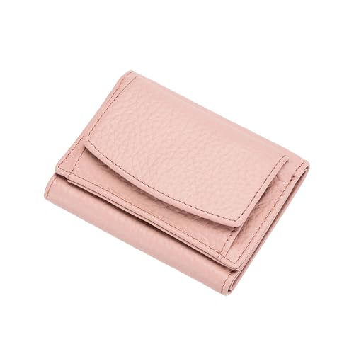 New Genuine Leather RFID Blocking Card Holder Organizer Pocket Mini Wallet, Premium Leather Wallet for Women
