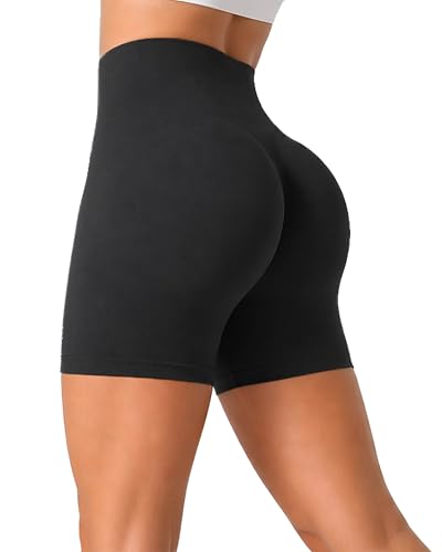 Risalti Leggins Push Up Shorts Donna Sportivi Sculpt - Pantaloncini Yoga e Fitness, a Vita Alta Senza Cuciture - 100% Made in Italy
