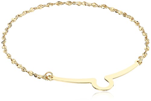 Stacy Adams Men's Diamond Cut Tie Chain, Gold, One Size