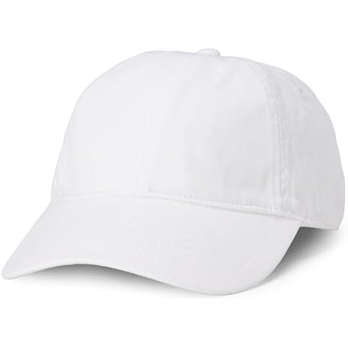 Amazon Essentials Women's Washed Cotton Canvas Baseball Cap with Adjustable Strap