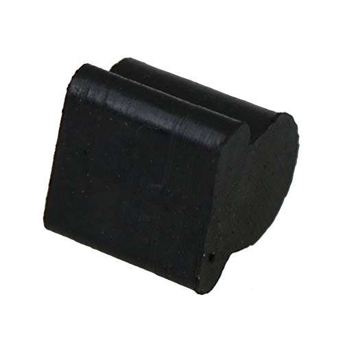 BQLZR Kleiner flacher Schlüssel Euphonium Tuba Horn Gummipad Silikon Pad Drehventil Gummi Anti-Noise Schwarz 10 Stück