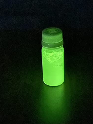 Rsvp Creations Radium Powder Glow in Dark Light for Resin Art, Nail Art, Art and Craft Projects (Color: Green) (Size: 20gram)