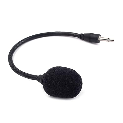 OFFSCH Mini Microphone 205mm Boom 3.5mm Mono Plug Portable Condenser Mic for Recording Amplification