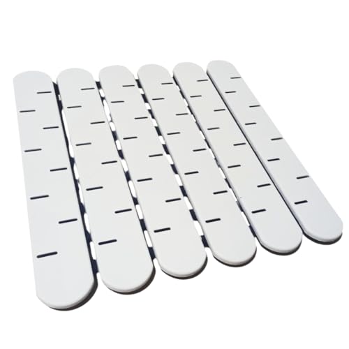Tapete Antiderrapante para Banheiro, Estrado Modular com Ventosas...