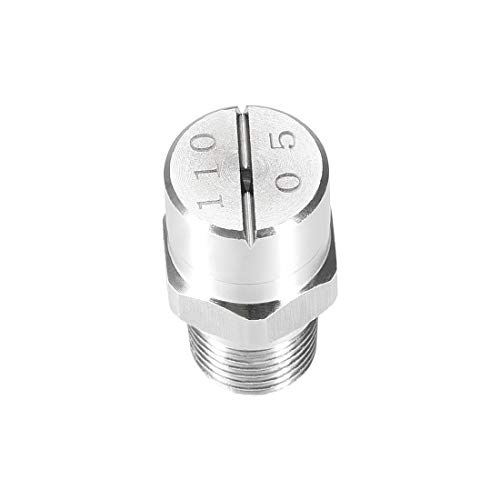 Buse de pulvérisation plate 1/8BSPT en acier inoxydable 304 pour nettoyage industriel - 5