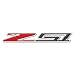 West Coast Corvette C7 Z51 Badge/Emblem - Domed - Carbon Fiber Look w/Chrome Trim: C7 Stingray Z51 (6 inch)