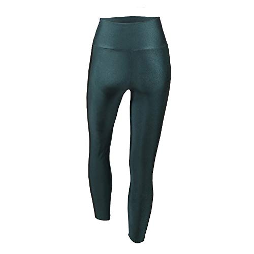 LEGGING BICOLOR RECORTE LATERAL - M - Verde Escuro