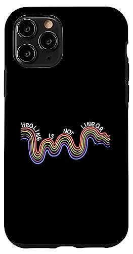 Healing Is Not Linear Mental Health Awareness ���C���{�[ �X�}�z�P�[�X iPhone 11 Pro �p