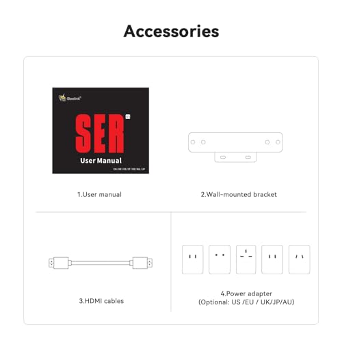 SER3 Mini PC Windows 11 Pro, AMD Ryzen 3 3200U fino a 3.5GHz, 16G DDR4 RAM 500GB NVMe SSD Mini Computer, Dual HDMI, USB3.0, WiFi 5, BT5.0, 1000M LAN Mini PC da Ufficio - PC Desktop - Immagine 7