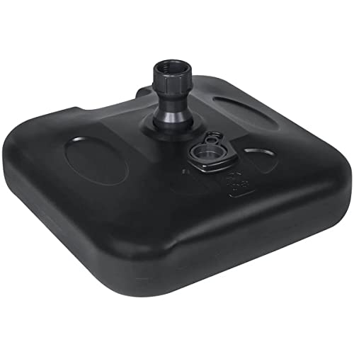 Base para Guarda Sol Sombreiro Suporte Preto Ombrelone 18kg de Piscina Chão
