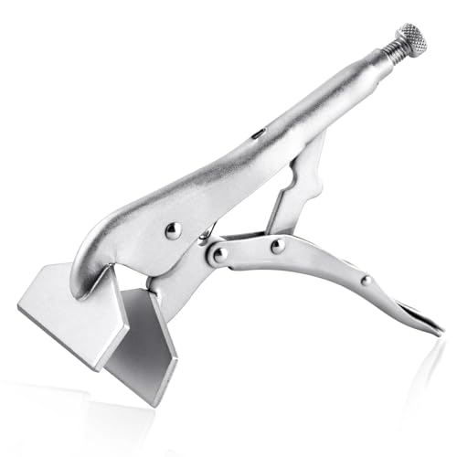 SPEEDWOX 10 Inch Locking Pliers Locking Sheet Metal Clamp Extra Wide Duck Billed Pliers Heavy Duty Sheet Metal Grip Tool Adjustable Opening Welding Plier Vise Grip Clamps
