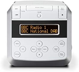 Roberts Sound 48 DAB/DAB+/FM Stereo Clock Radio with CD, Bluetooth, USB Playback/Charging - White
