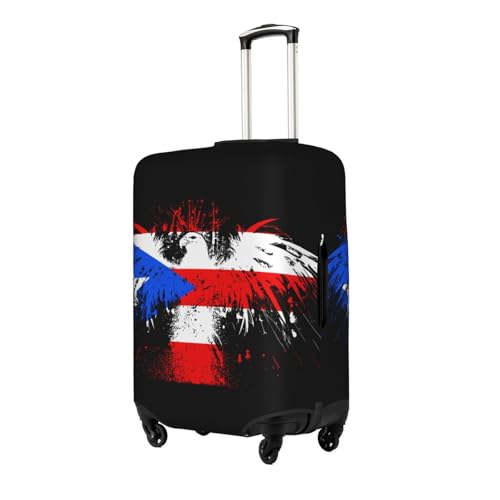 Travel Luggage Cover Puerto Rico Flag Fashion Washable Baggage Suitcase Protector Fit For Luggage Large2