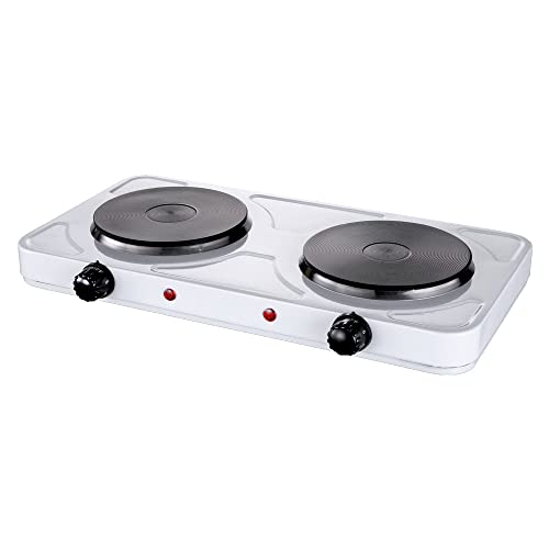 Image of Electric Furnace Home Multifunctional 2000W High Power Double Disc Flat Burner Electric Burner Kitchen Stove