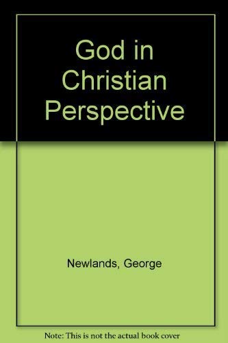 God in Christian Perspective 0567096572 Book Cover