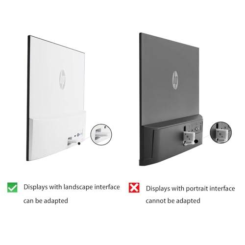 Wall Mount VESA Adapter Bracket Compatible with HP22F 22ER 22ES 22EB 22EA - 23ER 23F 23ES 23EB 23EA - 24F 24ER 24ES 24EB 24EA - 25F 25ER 25ES 25EB 25EA - 27F 27ER 27ES 27EB 27EA