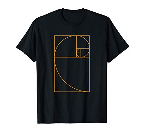 Rapporto aureo Fibonacci Magliett