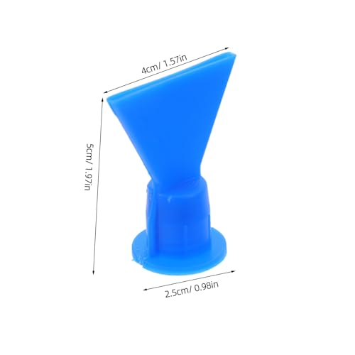 Luxshiny 2pcs Flat Sealant Applicator Nozzle Tips Precision Caulking Nozzle Replacement for Auto Repair Doors Windows Smooth Glue Flow Even Distribution2