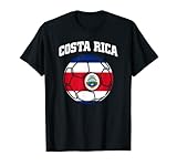 camisetas futbol costa rica Camiseta de fútbol de Costa Rica para los fans de Costa Rica o los aficionados del equipo costarricense. Apoya a tu equipo con este bonito balón de fútbol con el diseño de la bandera de Costa Rica. Gran regalo para los fanáticos del fútbol para hombres, mujeres y niños.