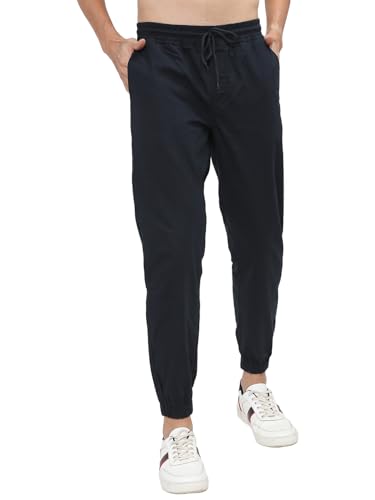 Image of Highlander Men's Cargo Jogger Trousers | Perfect for Casual Outings,Travel & Work Wear with Utility Pockets