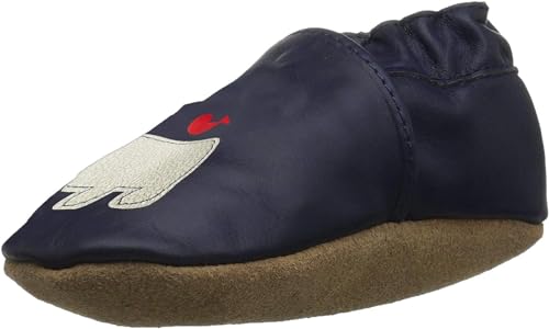 Image of Robeez Baby Boys and Unisex Soft Soles Slip-Resistant Crib Shoes Slippers for Infant and Toddler, 0-24 Months